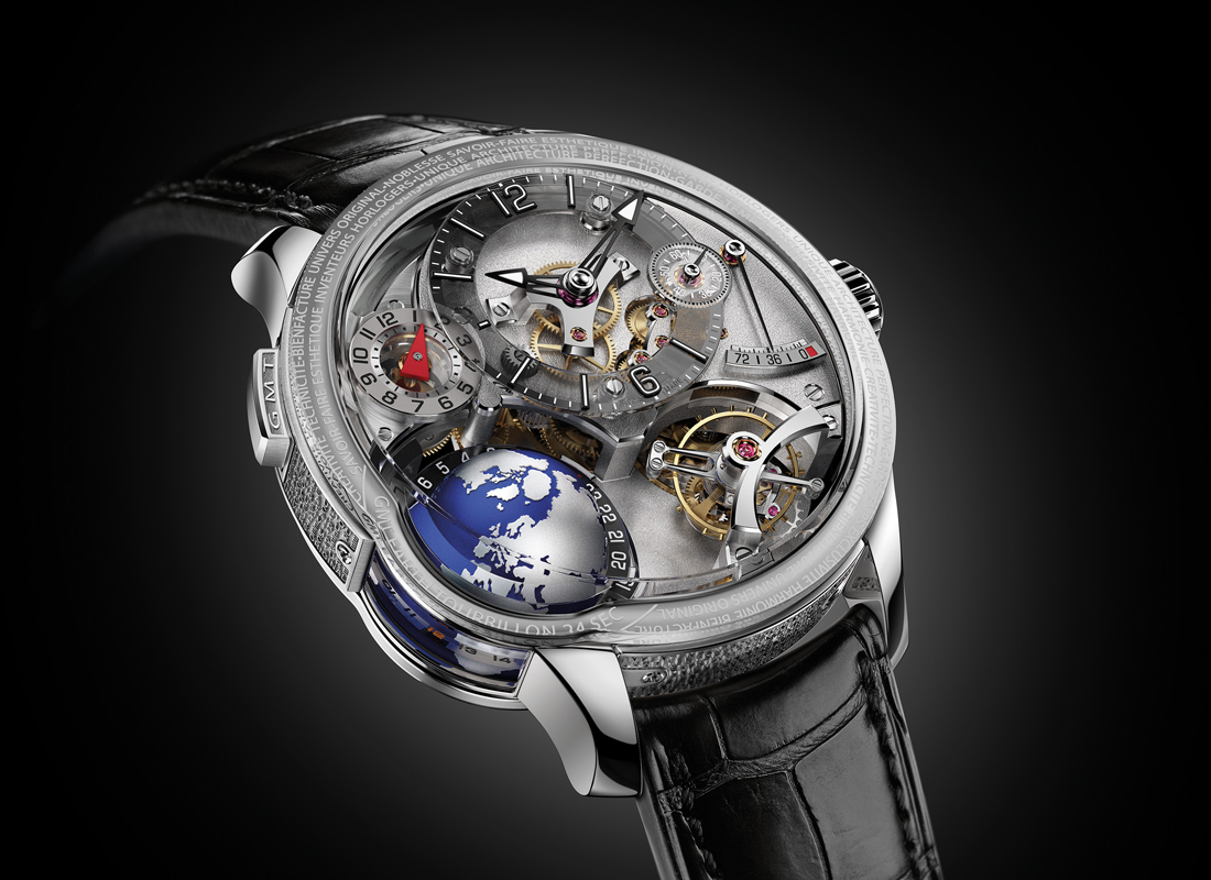 ساعة "جي إم تي إرث" من Greubel Forsey: نظرة بتقنية 360 درجة