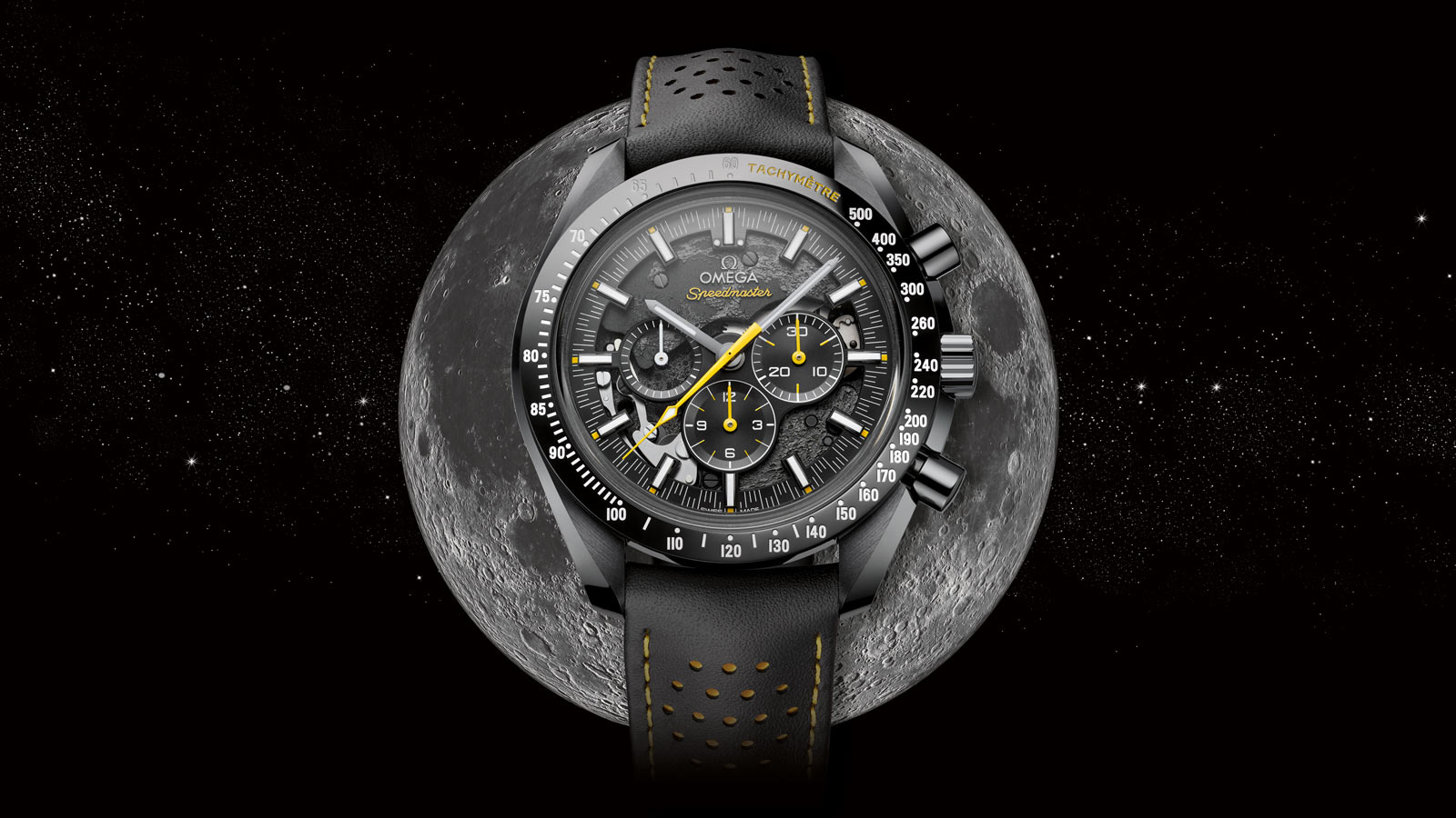 من معرض Baselworld: تعرف على ساعةOmega Speedmaster Dark Side of the Moon Apollo 8