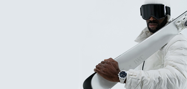 تعاون دار IWC SCHAFFHAUSEN  و FACTION SKIS لتصميم مزلاجات  فري ستايل ذات إصدار محدود مع تصميم  "IWC LAKE TAHOE" المضئ