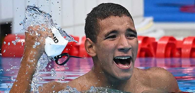 أيوب الحفناوي أول سباح عربي يتأهل لـأولمبياد 2024