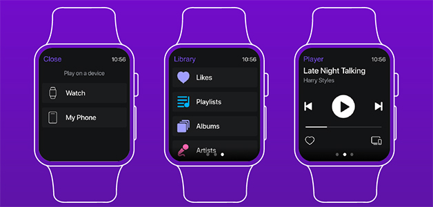 أنغامي تُحَدّث تطبيقها لساعات Apple Watch بحيث بات من الممكن التحكم بالموسيقى من دون الحاجة إلى الهواتف