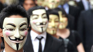 Anonymous تشن أكبر هجوم إلكتروني على إسرائيل دعماً للقضية الفلسطينية
