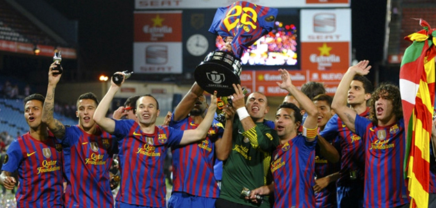 برشلونة يحرز كأس ملك إسبانيا للمرة 26 في تاريخه
