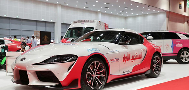 إسعاف دبي تضم تويوتا سوبرا الرياضية إلى أسطول سياراتها الفارهة