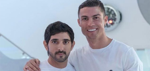 كريستيانو رونالدو يلتقي ولي عهد دبي... شاهد الصور