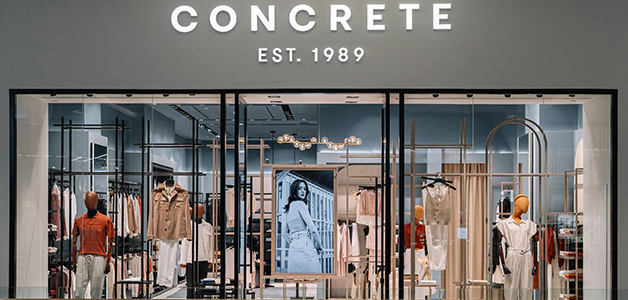 العلامة الفاخرة كونكريتConcrete  تصل إلى الإمارات