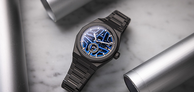 تعرف معنا على ساعة DEFY SKYLINE SKELETON NIGHT SURFER EL PRIMERO