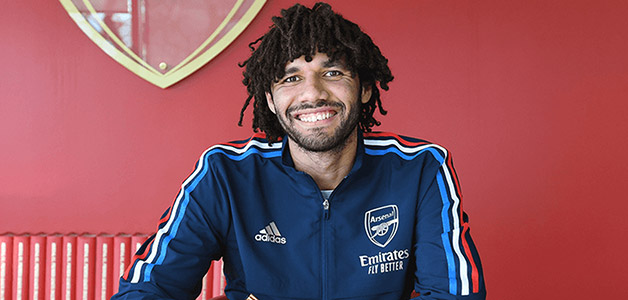 محمد النني يجدد عقده مع أرسنال حتى 2024