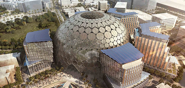 أكبر شاشة عرض في العالم بزاوية 360 درجة  تضيء "إكسبو 2020"