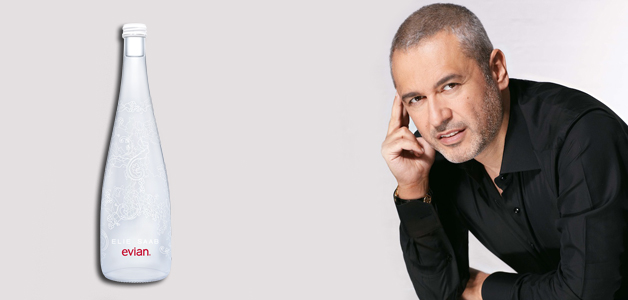 إيلي صعب و Evian: وأصبح للمياه تصميم جديد