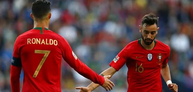 فرنانديز يشكر رونالدو على دوره في الانتقال لمانشستر يونايتد