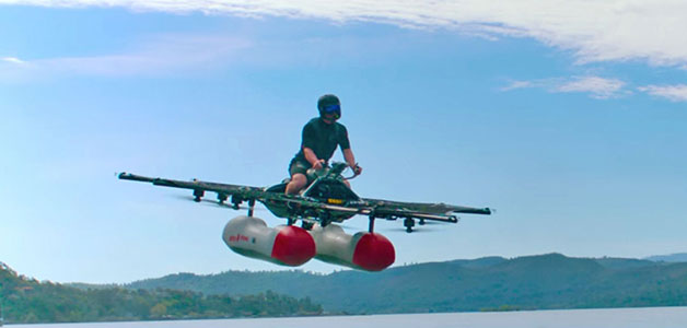 هكذا تعمل سيارة Flyer الطائرة من Kitty Hawk