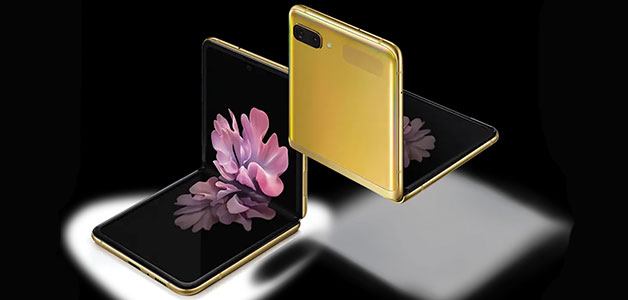 سامسونج تطلق نسخة ذهبية من هاتفها Galaxy Z Flip القابل للطي