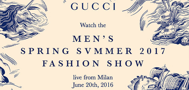 عرض مباشر من ميلانو لمجموعة ربيع وصيف 2017 من GUCCI