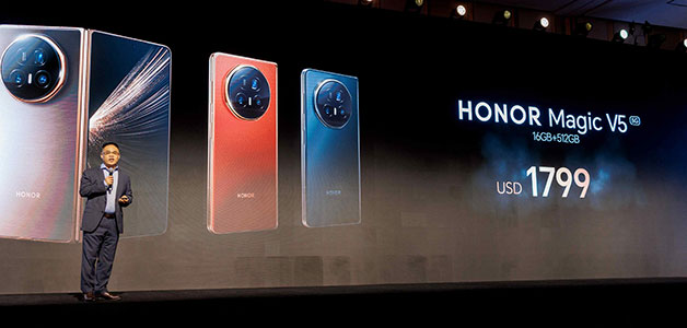 الكشف عن هاتف HONOR Magic V5 القابل للطي