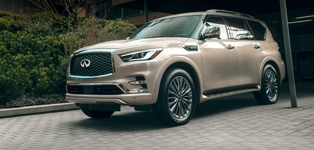 استمتع بأعلى مواصفات السيارات المتعددة الاستخدامات مع إنفينيتي QX80