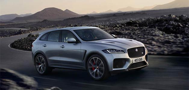 جاجوار تصدر موديل F-Pace SVR بقدرة 500 حصان وسرعة قصوى 176 ميل ساعة