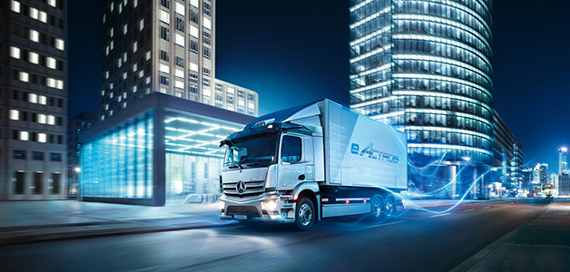 مرسيدس بنز تعتزم طرح شاحنات eActros الكهربائية للمرة الأولى في المملكة