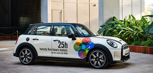 شراكة عالمية مبتكرة بعالم الضيافة بين MINI و25Hours Hotel في دبي
