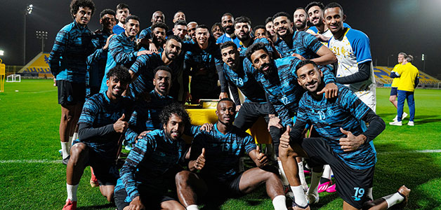 نادي النصر يحتفل بعيد ميلاد كريستيانو رونالدو
