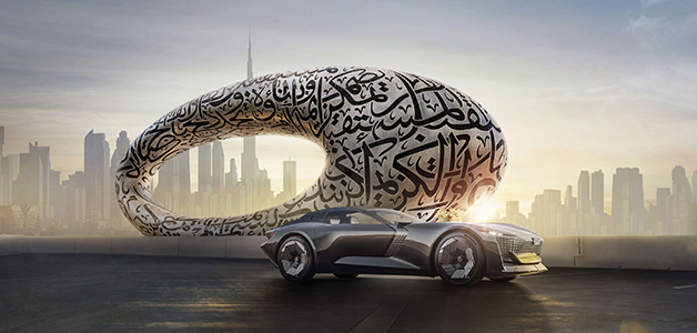 عرض سيارة Skysphere التجريبية رسمياً للمرة الأولى في الشرق الأوسط في دبي