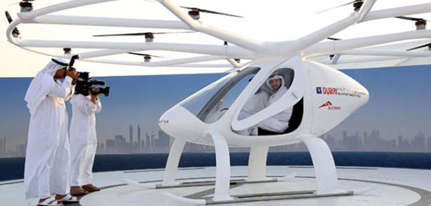 "التاكسي الطائر" يحلق في سماء دبي بالعام 2025