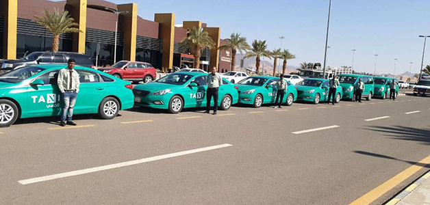 شاهد سيارات الأجرة السعودية بشكلها الجديد