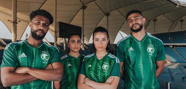 علامة adidas تعلن إطلاق القميص الرسمي الجديد للمنتخب السعودي لكرة القدم