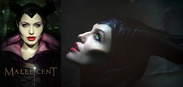 أنجلينا جولي و 3 من أولادها في فيلم maleficent الجديد