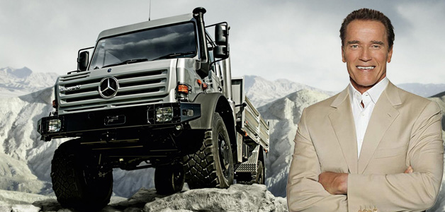 أرنولد شوارزنيغر يشتري شاحنة مرسيدس Unimog الضخمة بـ250 ألف دولار 