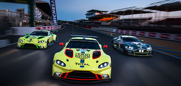 للمرة الأولى في سباق لومان للتحمّل... سيارة Aston Martin Vantage GTE الجديدة تظهر لـ 24 ساعة