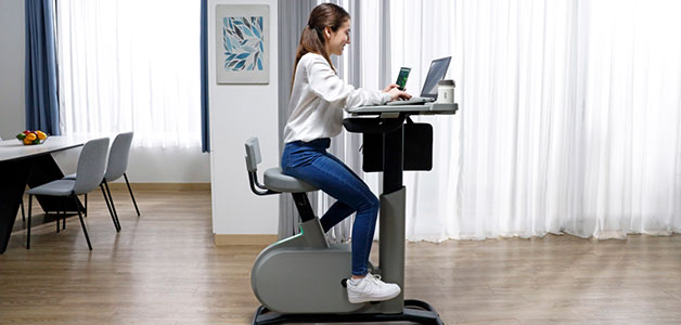 آيسر تعزز أنماط الحياة النشطة والمستدامة من خلال eKinekt Bike Desk