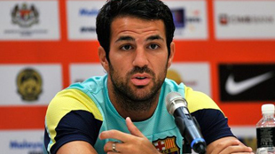 فابريغاس: لم أفكر أبداً في الرحيل عن برشلونة