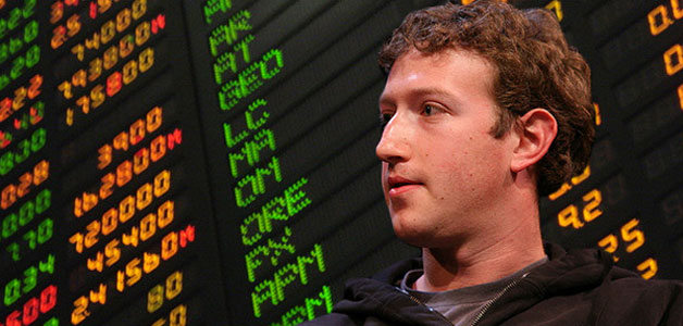 تداول اكثر من 100 مليون من اسهم فايسبوك بسعر يزيد عن 42 دولاراً للسهم