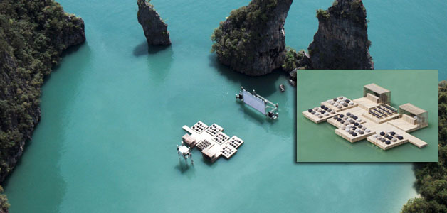 Archipelago Cinema مبنى السينما العائم في تايلندا