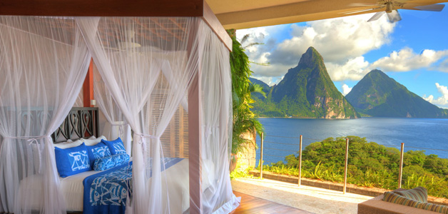 Jade Mountain Stlucia أفخر مراكز الاسترخاء الكاريبي
