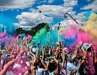 مسابقة ركض الألوان "Color Runs" في صور سفر