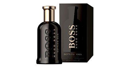BOSS BOTTLED OUD  مغامرة في الرجولة الصارخة