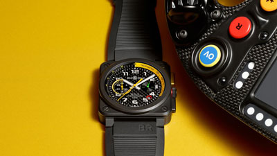 دار Bell & Ross تكشف عن ساعة BR03 RS17 الجديدة أثناء إطلاق سيّارة R.S.17