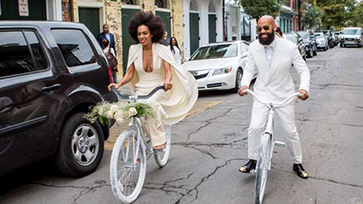"Solange Knowles" شقيقة "بيونسيه" تتزوج في شوارع نيو اورليانز