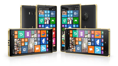 لمحبي التميّز: اليك نسخة ذهبية من هاتفي Lumia 830  و Lumia 930