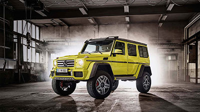 "مرسيدس G500 4x4²" تفاجئ العالم بجبروتها