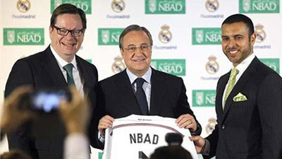 ريال مدريد وبنك أبوظبي الوطني... اتفاقية لراع رسمي للفريق