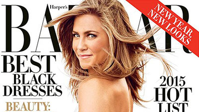بالصور: جينيفر انيستون ساحرة على غلاف Harper’s Bazaar