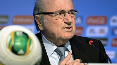  بلاتر ينتقد تأخر استعدادات البرازيل لكأس العالم 2014