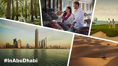 ابوظبي تُطلق الوسم الرسمي للوجهة السياحية #INABUDHABI