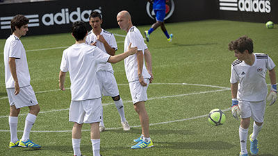 نجل زيدان يشارك في تدريبات "ريال مدريد"