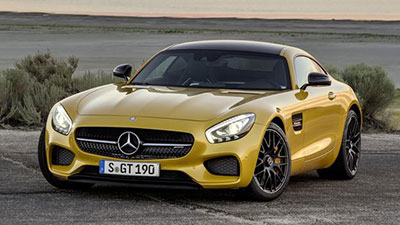 مرسيدس AMG GT بألوان براقة لتفحيط ممتع