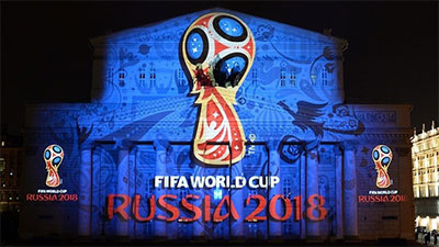 الكشف عن شعار مونديال روسيا 2018 وبلاتر يؤكد اقامة المونديال