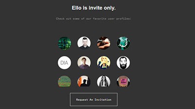 Ello موقع تواصل اجتماعي ينافس فايسبوك! 